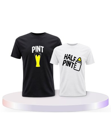 Pint und Half Pint Mutter & Kind T-Shirts | Paarpulli