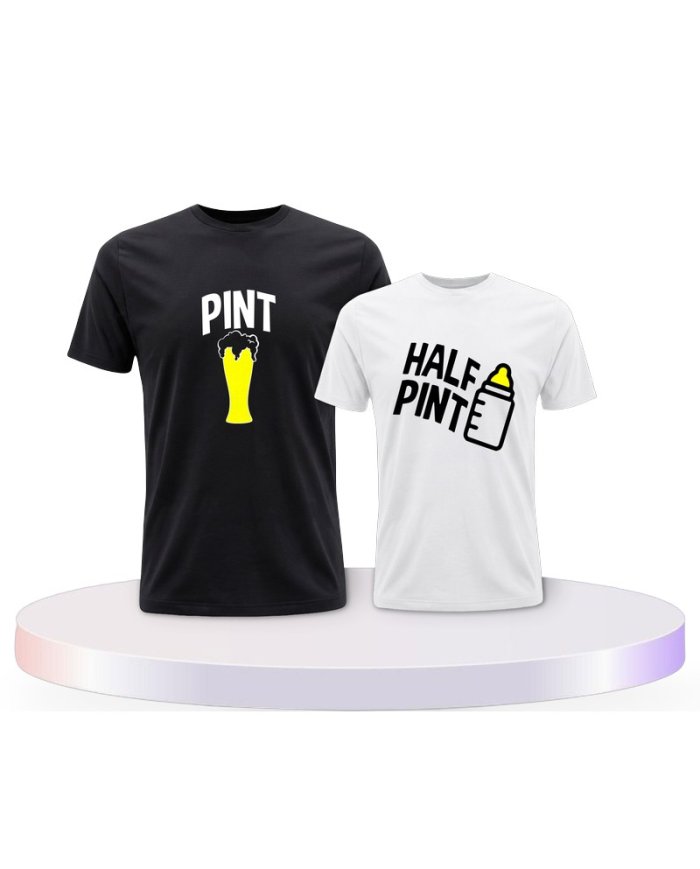 Pint und Half Pint Mutter & Kind T-Shirts | Paarpulli