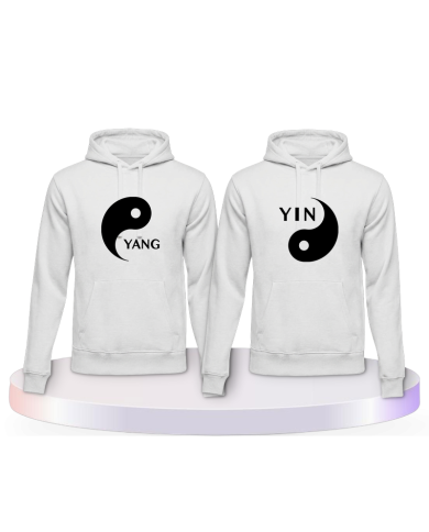 Yin Yang Pärchen Hoodies | Paarpulli