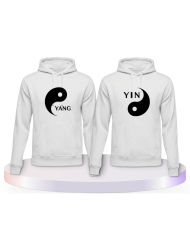 Yin Yang Pärchen Hoodies | Paarpulli