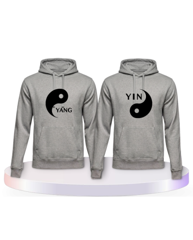 Yin Yang Pärchen Hoodies | Paarpulli