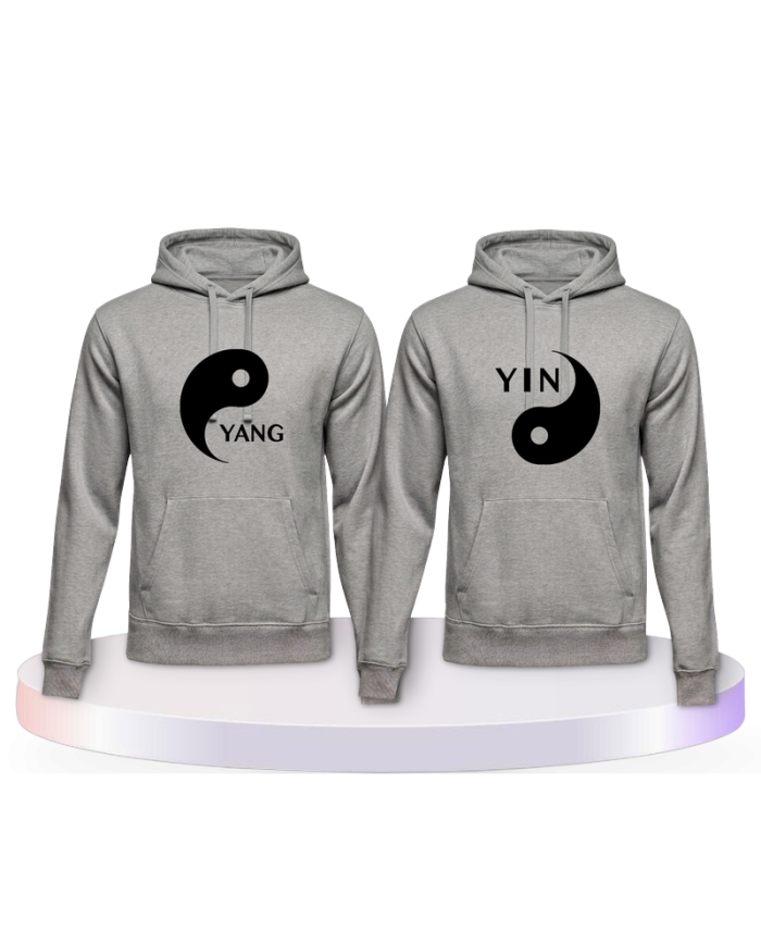 Yin Yang Pärchen Hoodies | Paarpulli