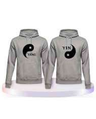 Yin Yang Pärchen Hoodies | Paarpulli