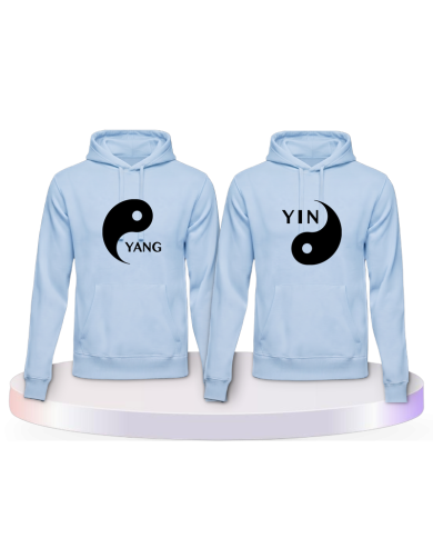 Yin Yang Pärchen Hoodies | Paarpulli