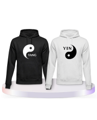Yin Yang Pärchen Hoodies | Paarpulli