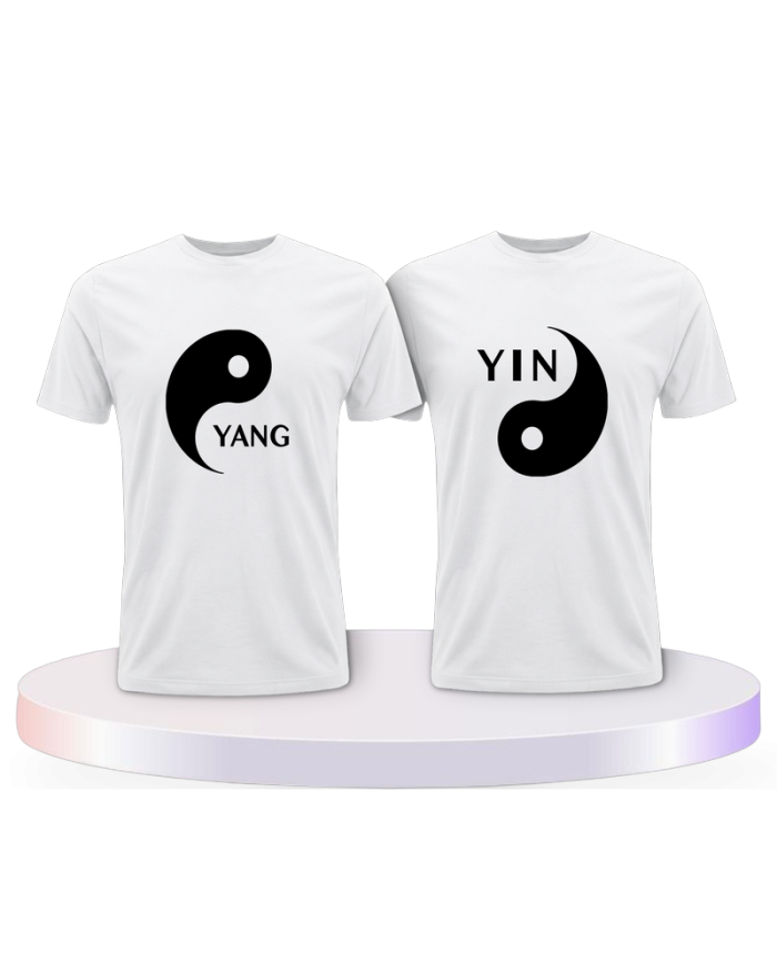 Yin Yang Couple T-Shirts kaufen | Paarpulli
