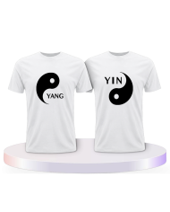 Yin Yang Couple T-Shirts kaufen | Paarpulli