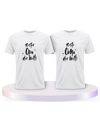 Bester Opa und Beste Oma Couple T-Shirts kaufen | Paarpulli