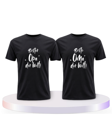Bester Opa und Beste Oma Couple T-Shirts kaufen | Paarpulli