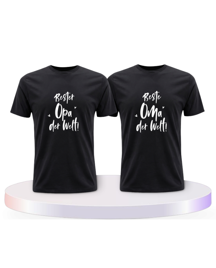 Bester Opa und Beste Oma Couple T-Shirts kaufen | Paarpulli