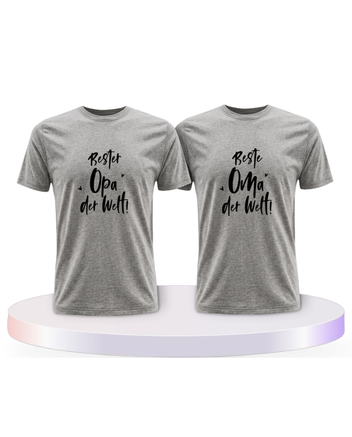Bester Opa und Beste Oma Couple T-Shirts kaufen | Paarpulli