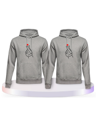 Fingerherzen Couple Hoodies kaufen | Paarpulli