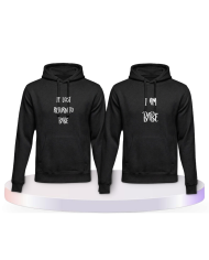 If lost return to Babe Pärchen Hoodies | Paarpulli