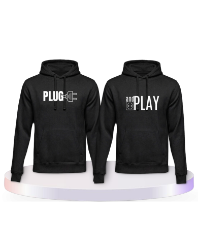 Partnerlook Hoodies mit Plug and Play | Paarpulli