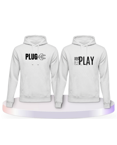 Partnerlook Hoodies mit Plug and Play | Paarpulli