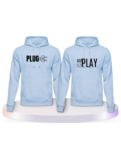 Partnerlook Hoodies mit Plug and Play | Paarpulli