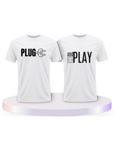 Plug and Play Couple T-Shirts kaufen | Paarpulli