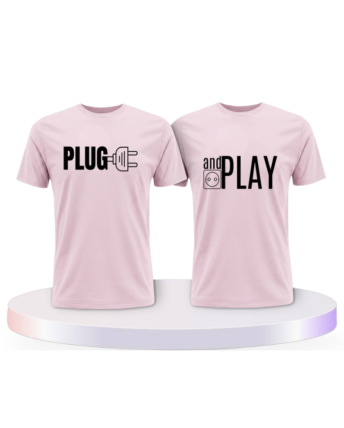Plug and Play Couple T-Shirts kaufen | Paarpulli
