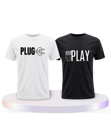 Plug and Play Couple T-Shirts kaufen | Paarpulli