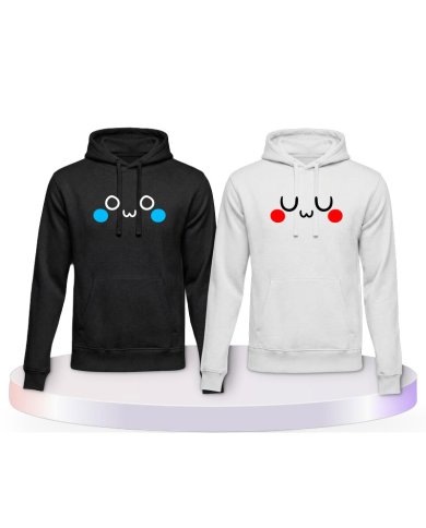 OwO UwU Pärchen Hoodies | Paarpulli
