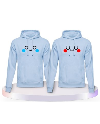 OwO UwU Pärchen Hoodies | Paarpulli