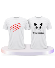 Wild Kitten im Design Couple T-Shirts kaufen | Paarpulli