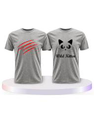 Wild Kitten im Design Couple T-Shirts kaufen | Paarpulli