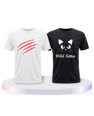 Wild Kitten im Design Couple T-Shirts kaufen | Paarpulli