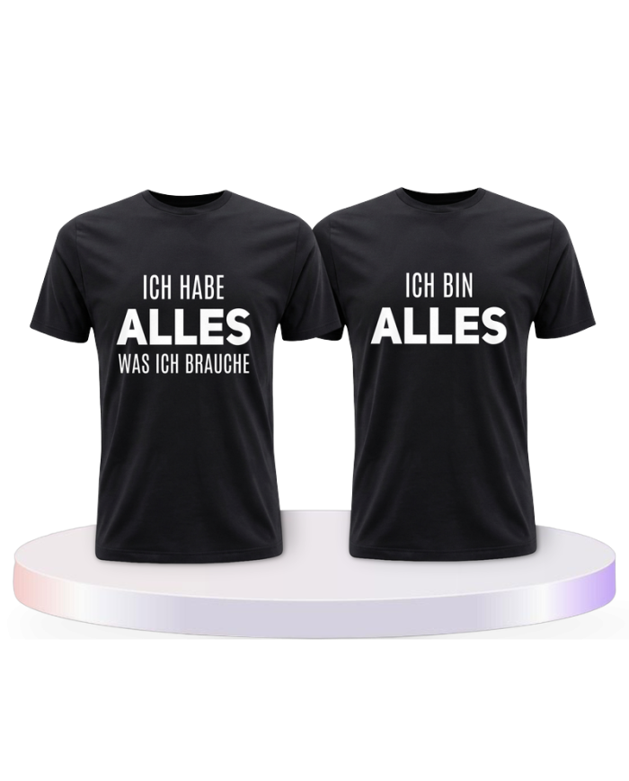 Ich habe alles was ich brauche und ich bin alles Partner | Paarpulli