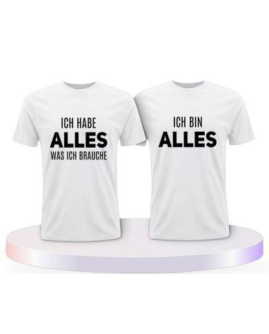 Ich habe alles was ich brauche und ich bin alles Partner | Paarpulli