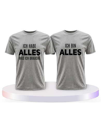 Ich habe alles was ich brauche und ich bin alles Partner | Paarpulli