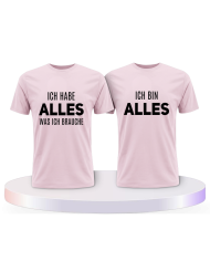 Ich habe alles was ich brauche und ich bin alles Partner | Paarpulli
