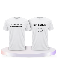 Ich mag keinen und ich schon Pärchen T-Shirts | Paarpulli