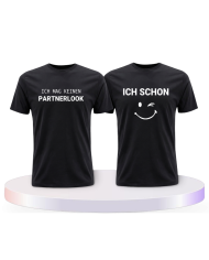 Ich mag keinen und ich schon Pärchen T-Shirts | Paarpulli