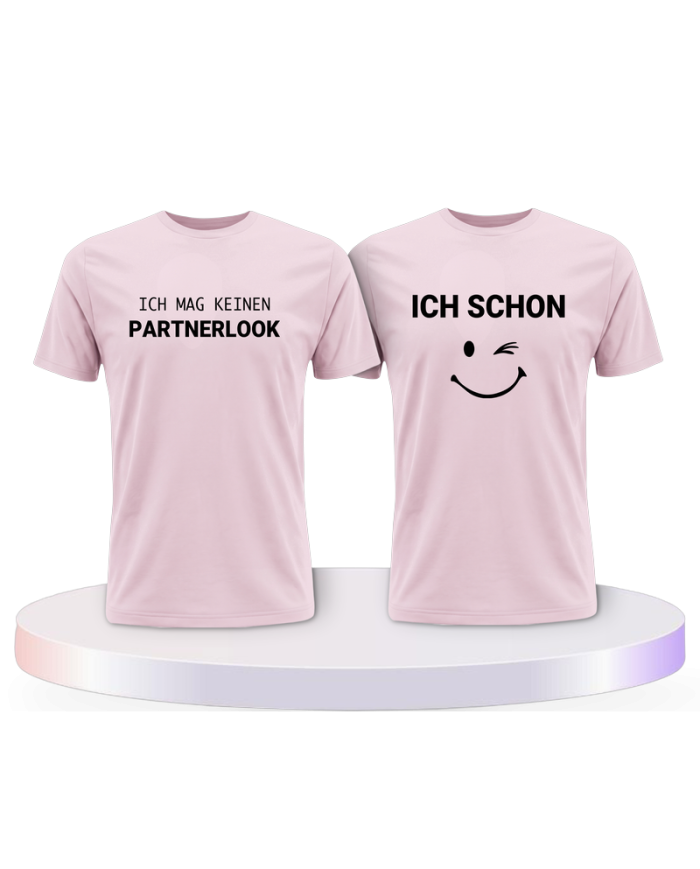 Ich mag keinen und ich schon Pärchen T-Shirts | Paarpulli