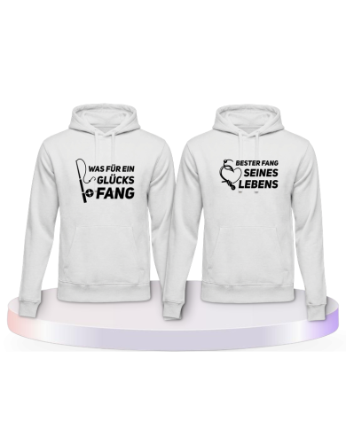 Was ein Glücksfang Couple Hoodies kaufen | Paarpulli