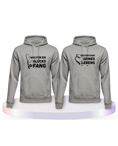 Was ein Glücksfang Couple Hoodies kaufen | Paarpulli