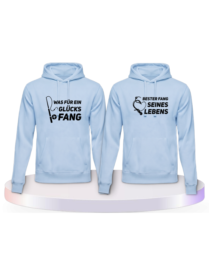 Was ein Glücksfang Couple Hoodies kaufen | Paarpulli