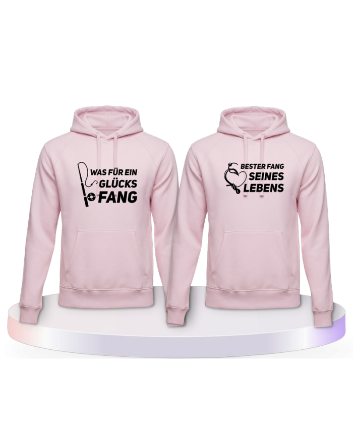 Was ein Glücksfang Couple Hoodies kaufen | Paarpulli