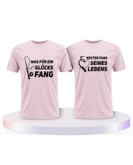 Partnerlook T-Shirts mit Was ein Glücksfang | Paarpulli