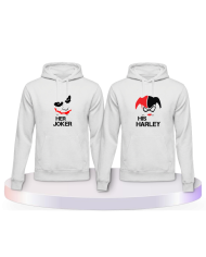 Her Joker und His Harley Couple Hoodies kaufen | Paarpulli