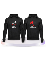 Her Joker und His Harley Couple Hoodies kaufen | Paarpulli