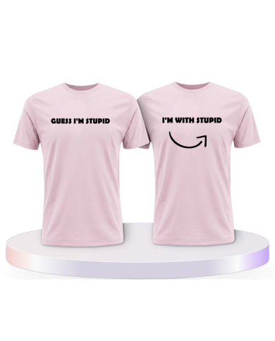 Guess I'm stupid Couple T-Shirts kaufen | Paarpulli