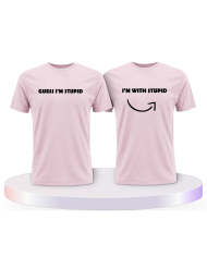 Guess I'm stupid Couple T-Shirts kaufen | Paarpulli