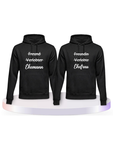 Gemeinsamer Look: Ehemann und Ehefrau Hoodies | Paarpulli