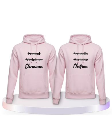 Gemeinsamer Look: Ehemann und Ehefrau Hoodies | Paarpulli