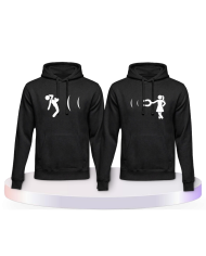 Partnerlook Hoodies mit Ich magnetisiere dich | Paarpulli