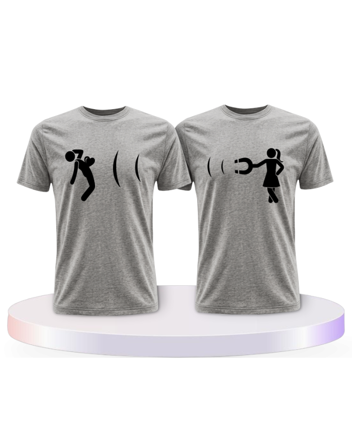 Ich magnetisiere dich Couple T-Shirts kaufen | Paarpulli