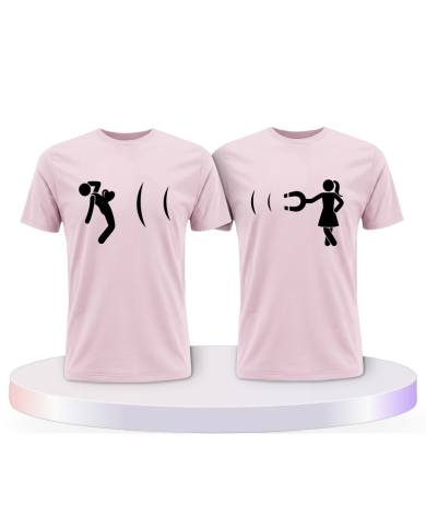 Ich magnetisiere dich Couple T-Shirts kaufen | Paarpulli