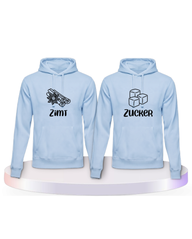 Zimt und Zucker Couple Hoodies kaufen | Paarpulli